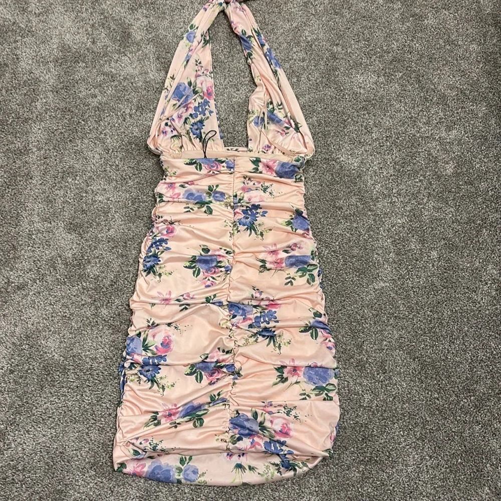 Zara Floral Printed Mini Dress - Picture 5 of 6